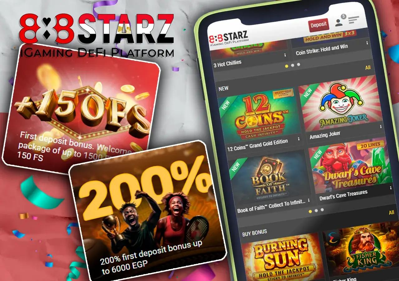 قم بتحميل تطبيق 888Starz مع مجموعة كبيرة من وسائل الترفيه واحصل على المكافأة الترحيبية